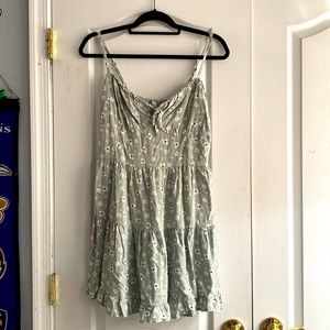 green floral Hollister dress size XL